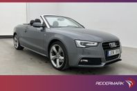Audi A5 Cabriolet TFSI 170hk S-Line Sensorer Skinn/Alcantara