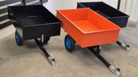 -- Atv släp trädgårdsvagn kärra 120x80x30 cm