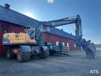 Hjulgrävare Volvo EW 160 C (VIDEO)