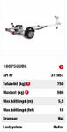 Brenderup 18075OUBL Obromsad ny båttrailer KAMPANJ! 15,995kr