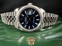 Rolex Datejust 41 Blå 126224 Jubilee Fullset Toppskick 2020