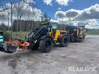Hjullastare Lundberg 6250 med Sopmaskin Wasa