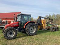Skogsekipage MF 4245 med Skogskärra Källefall 9 ton