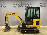 JCB 19 C-1 PC Minigrävare - LÅGA TIMMAR/ NYSERVAD/ 3995 KR