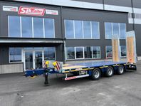 MAX300, 3axlad 24-ton maskintransport kärra med hydr. ramper