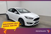 Ford Focus 1.0 EcoBoost 125hk ST-Line Carplay P-Sensorer