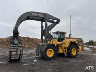 Volvo L 180 G Höglyftare / Timmerhanterare (VIDEO)