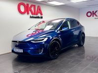 Tesla Model X 90D AWD free supercharge 7 sits Dragkrok