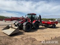 Grävlastare Huddig 1260E med waldung kärra 9-