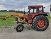 Gårdstraktor ; Massey Ferguson 175 med lastare