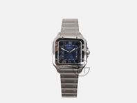 Cartier Santos de medium i Stål - Blå - WSSA0063 - 2025
