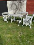 Gjutjärnsmöbler Antika / utemöbler