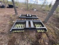 Avjämningsbalk för grävmaskin / lastmaskin