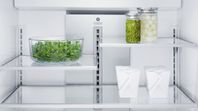 80cm serie 7 Integrerad kyl/frys, franska dörrar, vatten/Is