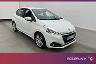 Peugeot 208 1.2 VTi 82hk Farthållare Låg-Skatt 0,41l/Mil