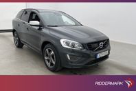 Volvo XC60 D4 AWD 190hk R-Design Pano D-Värm Skinn Drag Navi