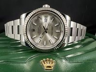 Rolex Datejust II 41mm 116334 Vitguldsring Toppskick 2016