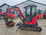 Begagnad Yanmar ViO33-6 / 3,5t minigrävare / rototilt