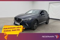Mazda CX-3 2.0 120hk Optimum Skinn Kamera Navi BOSE HUD