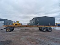 3 axligt 12 meters Redskapssläp / Rörsläp för hjullastare