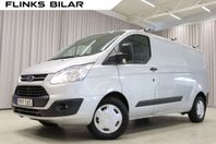 Ford Transit Custom 130HK L2 Drag Värmare Backkamera Momsbil