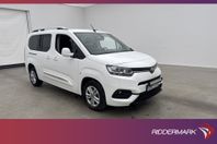 Toyota ProAce City Verso Lång M/K-Värm Kamera CARPLAY Moms