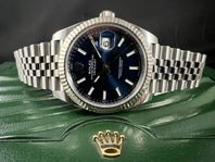 Rolex Datejust 41 Blå 126224 Jubilee Fullset Toppskick 2021