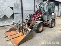 Hjullastare Weidemann 1350 CX45 med redskap