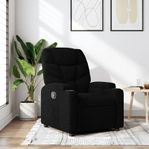 vidaXL Reclinerfåtölj svart tyg (SKU372443)