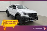 Ford ranger Raptor 213hk 4x4 Värm Drag Lastsläd CARPLAY Moms