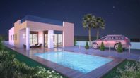 Rustic Plots Pinoso - Nybyggd villa med pool och solpaneler