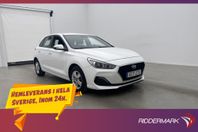 Hyundai i30 T-GDI blue 120hk Life Kamera CarPlay Rattvärme