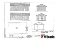 Maskinhall / Garage 109 m2 helt nytt , omonterat