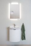 Macro Design Heart 45 i vit eller svart ekfaner med lucka