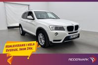 BMW X3 xDrive20d 184hk Pano Skinn HiFi Navi Kamera Rattvärme