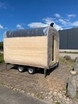 Bastutunna på vagn, 3 meters för omg hämtning/lev.