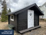 Friggebod timrad 15 kvm med plåttak