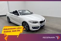 BMW 228i Convertible 245hk Sport line Skinn Navi