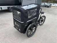 Cargobike DeLight Lådcykel med Kapell, Lås,