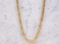 Kejsarhalsband i 18K Gul Guld - 64,1gram - 55cm