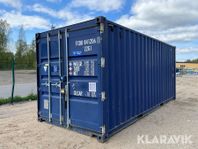 Container 20 fot med belysning och hyllsystem