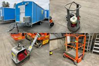 Personalvagn, Markvibrator, Pusharound lift m.m
