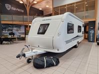 Hobby 560 KMFE DE LUXE (ALDE+Mover+Tält+Barnkamm+Cykelställ)