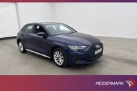 Audi A3 Sportback 35 TFSI 150hk Proline Cockpit P-Sensorer