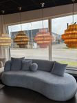 Soffa 3-sits 253cm Blå Armstöd Vänster - Malibu