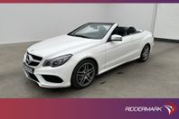 Mercedes-Benz E 250 Cabriolet AMG Kamera Skinn Navi Sensorer