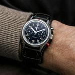 Nyhet! Hanhart 417 ES Heritage Flyback 39mm • 2 års garanti