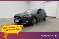 Mazda 6 Wagon 175hk BOSE Kamera Drag Navi Skinn Rattvärm HUD
