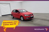 Volkswagen Polo 1.2 TSI 90hk Bluetooth Låg-Skatt 0,47L/mil