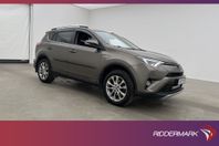 Toyota RAV4 Hybrid 2.5 AWD 197hk Kamera Dragkrok Skinn Navi